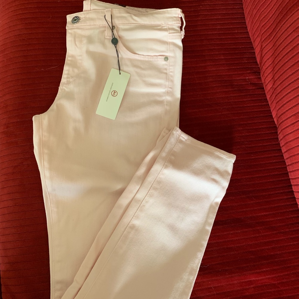 AG Adriano Goldschmied Pink Jeans